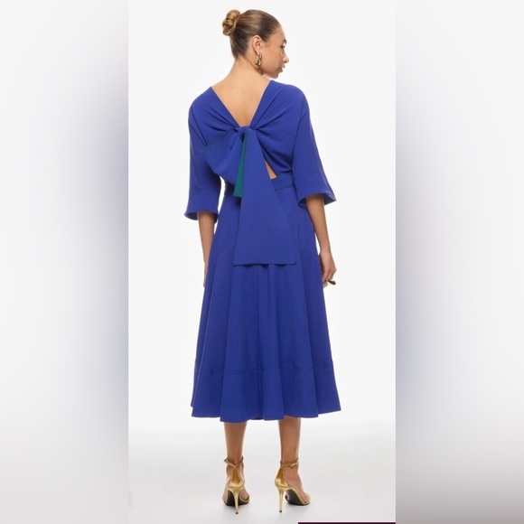 Roksanda Collective x RTR Bow Back Midi Dress - Picture 2 of 5